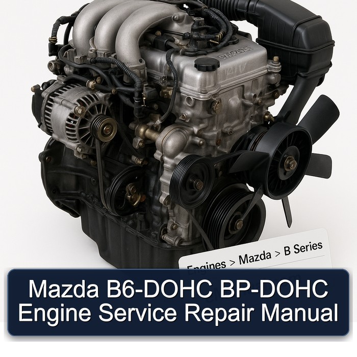 Mazda B Series B6-DOHC BP-DOHC Engine Service Repair Workshop Manual PDF