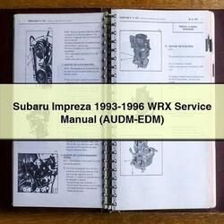 1993-1996 Subaru Impreza WRX (AUDM-EDM) Service Repair Workshop Manual PDF