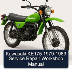 1979-1983 Kawasaki KE Models KE175 Service Repair Workshop Manual PDF
