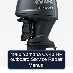 1990 Yamaha CV40 Hp Outboard Service Repair Workshop Manual PDF