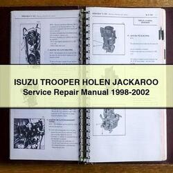 1998-2002 Isuzu Trooper Holen Jackaroo Service Repair Workshop Manual PDF