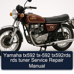 Yamaha TX Models TX592 TX-592 TX592RDS Rds Tuner Service Repair Workshop Manual PDF