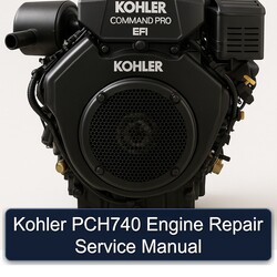 Kohler Command Pro EFI Models PCH740 Engine Service Repair Workshop Manual PDF