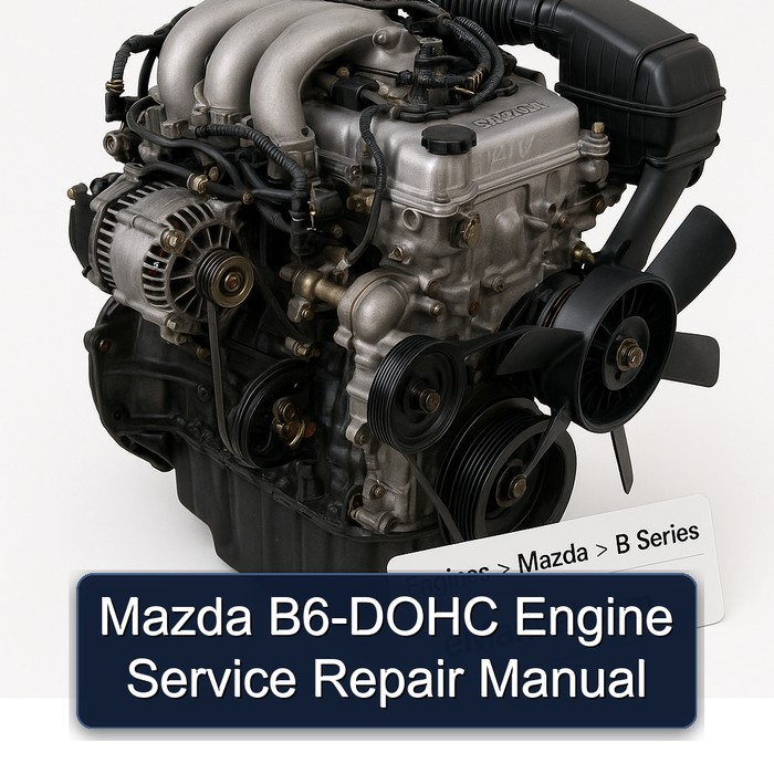 Mazda B Series B6-DOHC Engine Service Repair Workshop Manual PDF