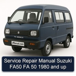 1980 Suzuki FA Models FA50 50 Up Service Repair Workshop Manual PDF