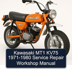 1971-1980 Kawasaki MT1 KV75 Service Repair Workshop Manual PDF