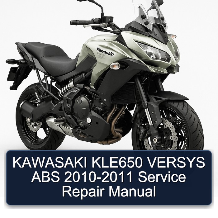2010-2011 Kawasaki Versys KLE650 ABS Service Repair Workshop Manual PDF