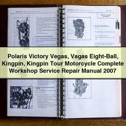 2007 Victory Kingpin Polaris Vegas Vagas EIGHT-BALL Tour Motorcycle Service Repair Workshop Manual PDF