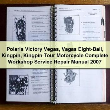 2007 Victory Kingpin Polaris Vegas Vagas EIGHT-BALL Tour Motorcycle Service Repair Workshop Manual PDF