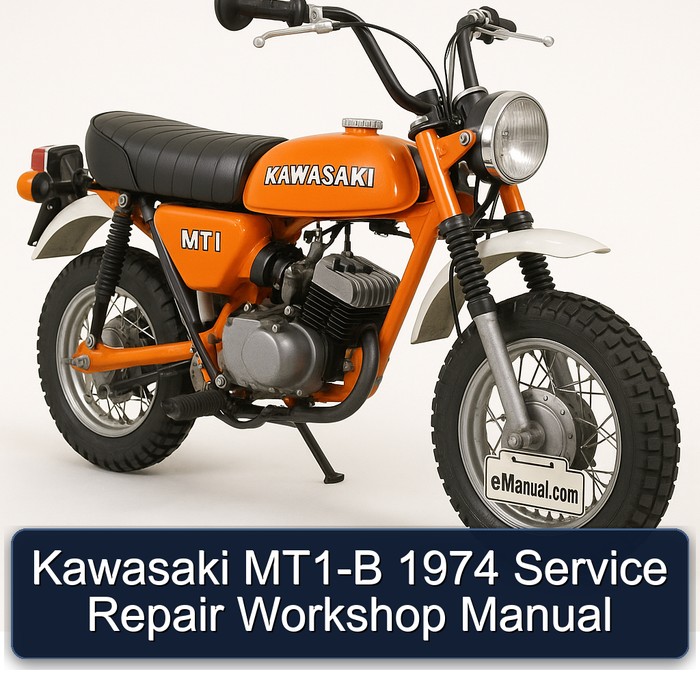 1974 Kawasaki MT1 Service Repair Workshop Manual PDF