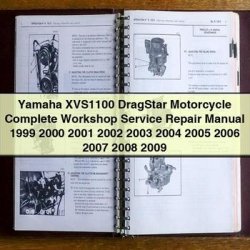 1999-2009 Yamaha XVS Models XVS1100 Dragstar Motorcycle Service Repair Workshop Manual PDF
