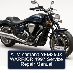 1997 Yamaha Warrior ATV YFM350X Service Repair Workshop Manual PDF