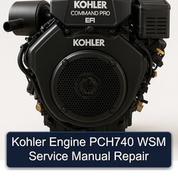 Kohler Command Pro EFI Models Engine PCH740 WSM Service Repair Workshop Manual PDF