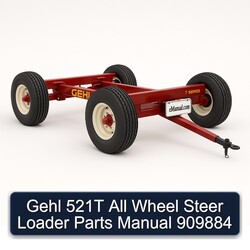 Gehl 521T All Wheel Steer Loader Parts 909884 Catalog PDF