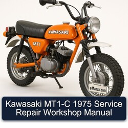 1975 Kawasaki MT1 Service Repair Workshop Manual PDF