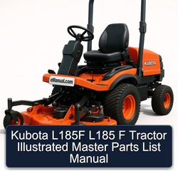 Kubota L185F L185 F Tractor Illustrated Master Parts Catalog PDF