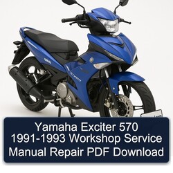 1991-1993 Yamaha Exciter Service Repair Workshop Manual PDF