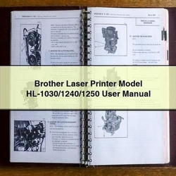 Brother Laser Printer Model Hl-1030/1240/1250 User Service Repair Workshop Manual PDF
