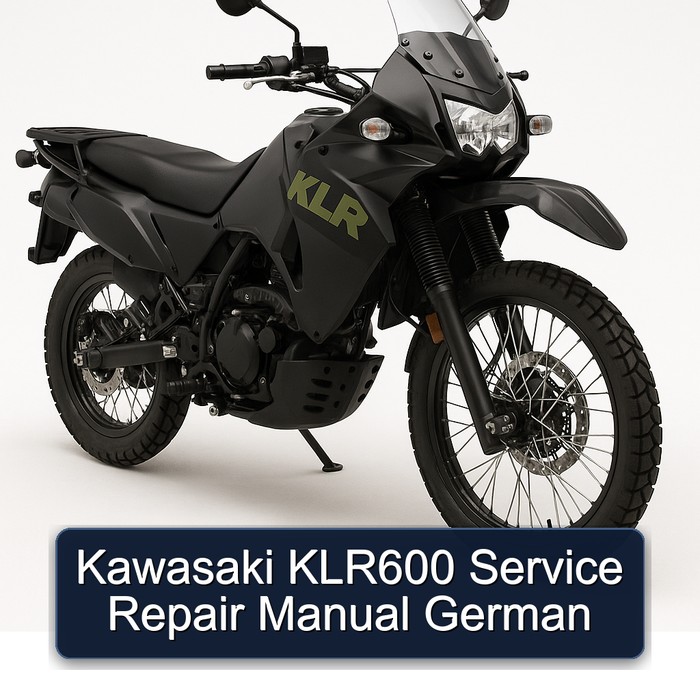 Kawasaki KLR Series KLR600 German Service Repair Workshop Manual PDF