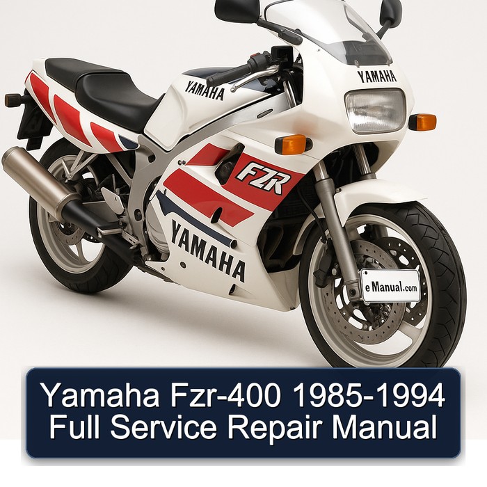 1985-1994 Yamaha FZR Models FZR-400 Service Repair Workshop Manual PDF