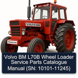 Chevrolet Parts Catalogue Volvo BM L70B Wheel Loader (sn: 10101-11245) Catalog PDF