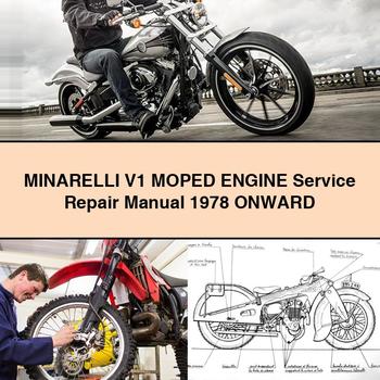 1978 Minarelli V1 Moped Engine Onward Service Repair Workshop Manual PDF