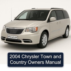 2004 Chrysler Town And Country Owners Owner's Manual PDF