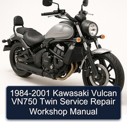 1984-2001 Kawasaki Vulcan Vn750 Twin Service Repair Workshop Manual PDF