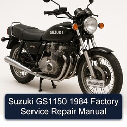 Suzuki GS1150 1984 Factory Service Repair Manual 