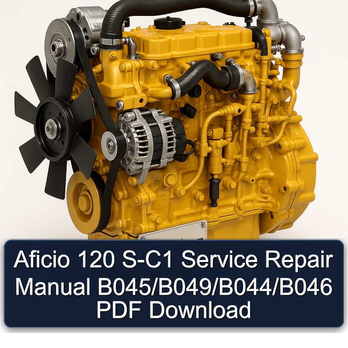 Caterpillar C0.5 C0.7 C1.1 C1.5 C1.6 C2.2 Aficio 120 S-C1 B045/b049/b044/b046 Service Repair Workshop Manual PDF