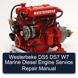 Westerbeke DS5 DS7 W7 Marine Diesel Engine Service Repair Workshop Manual PDF