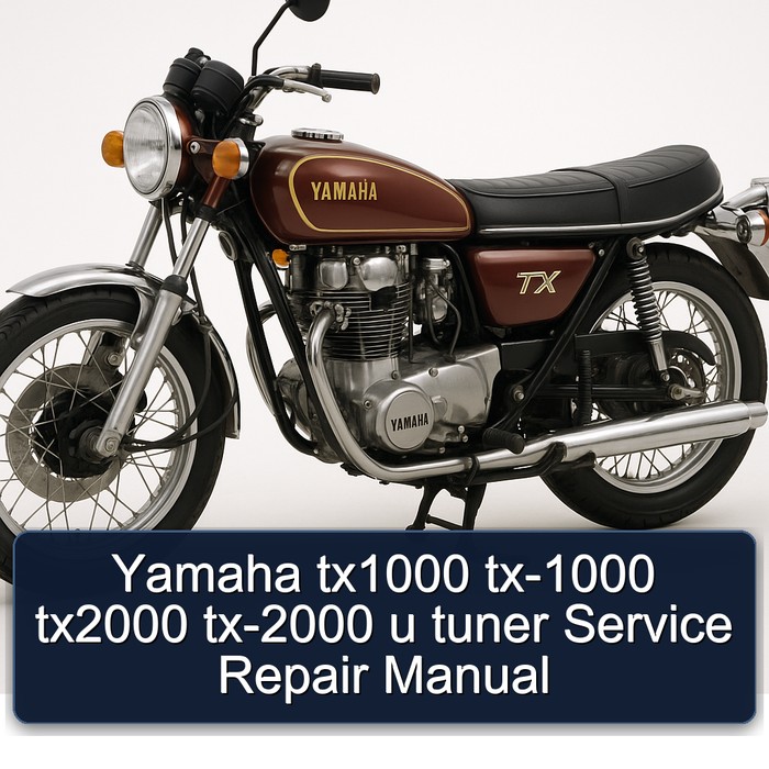2000 Yamaha TX Models TX1000 TX-1000 TX2000 Tx- U Tuner Service Repair Workshop Manual PDF