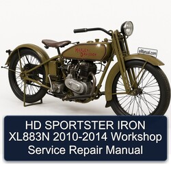 2010-2014 Harley Davidson Sportster HD Iron XL883N Service Repair Workshop Manual PDF