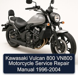 1996-2004 Kawasaki Vulcan 800 VN800 Motorcycle Service Repair Workshop Manual PDF