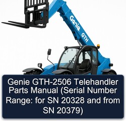 Genie GTH-2506 Telehandler Parts (serial Number Range: SN 20328 From 20379) Catalog PDF