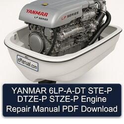 Yanmar 6lp- -dt STE-P DTZE-P STZE-P Engine Service Repair Workshop Manual PDF