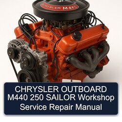 Chrysler Outboard M440 250 Sailor Service Repair Workshop Manual PDF