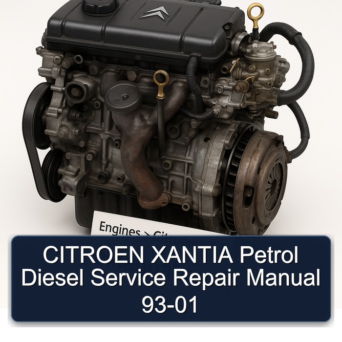 1993-2001 Citroen 1.7 1.9 Xantia Petrol Diesel Service Repair Workshop Manual PDF