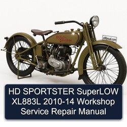 2010-2014 Harley Davidson Sportster HD Superlow XL883L Service Repair Workshop Manual PDF