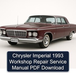 1993 Chrysler Imperial Service Repair Workshop Manual PDF