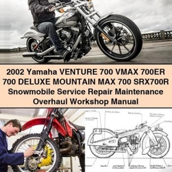 2002 Yamaha Venture 700 Vmax 700ER Deluxe Mountain Max SRX700R Snowmobile Service Repair Workshop Manual PDF