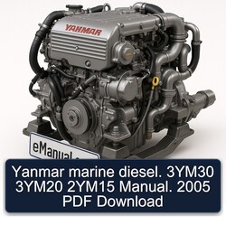 2005 Yanmar Marine Diesel. 3ym30 3ym20 2ym15 Service Repair Workshop Manual PDF