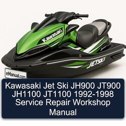 1992-1998 Kawasaki Jet Ski JH900 JT900 JH1100 JT1100 Service Repair Workshop Manual PDF