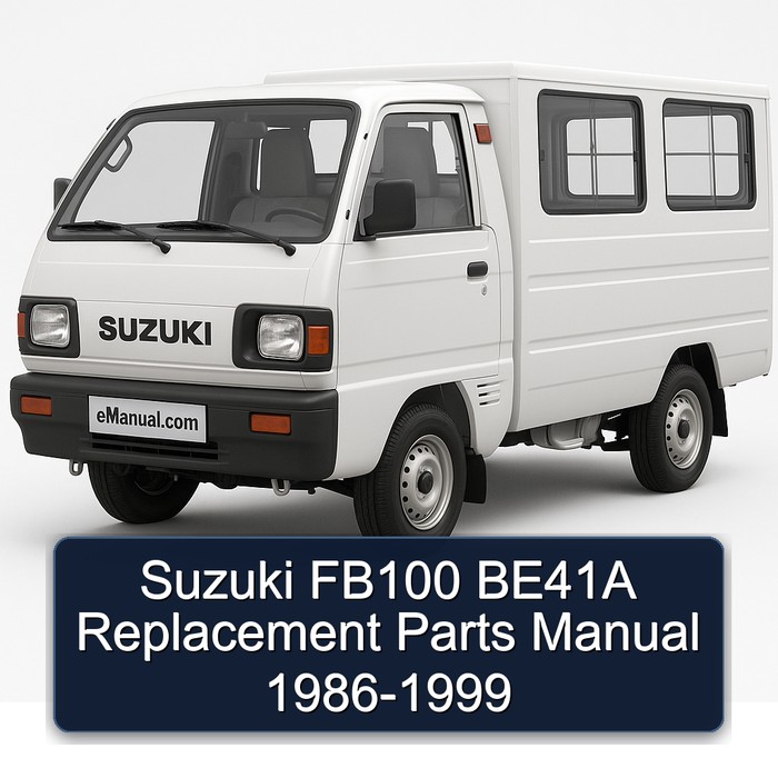 1986-1999 Suzuki FB Models FB100 BE41A Replacement Parts Catalog PDF