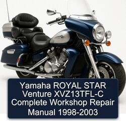 1998-2003 Yamaha Royal Star Venture Xvz13tfl-c Service Repair Workshop Manual PDF