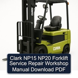 Clark NP15 NP20 Forklift Service Repair Workshop Manual PDF