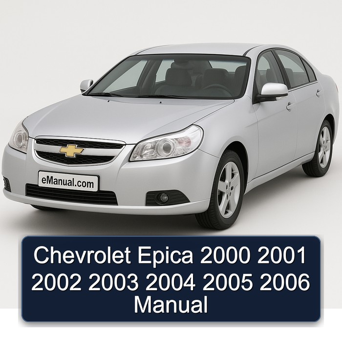 2000-2006 Chevrolet Epica Service Repair Workshop Manual PDF
