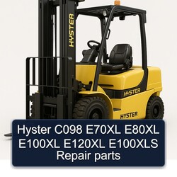 Hyster C098 E70XL E80XL E100XL E120XL E100XLS Parts Service Repair Workshop Manual PDF
