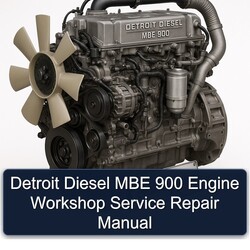 Detroit Diesel MBE 900 Series Engine Service Repair Workshop Manual PDF