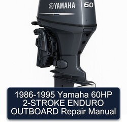 1986-1995 Yamaha 60HP 2-stroke Enduro Outboard Service Repair Workshop Manual PDF